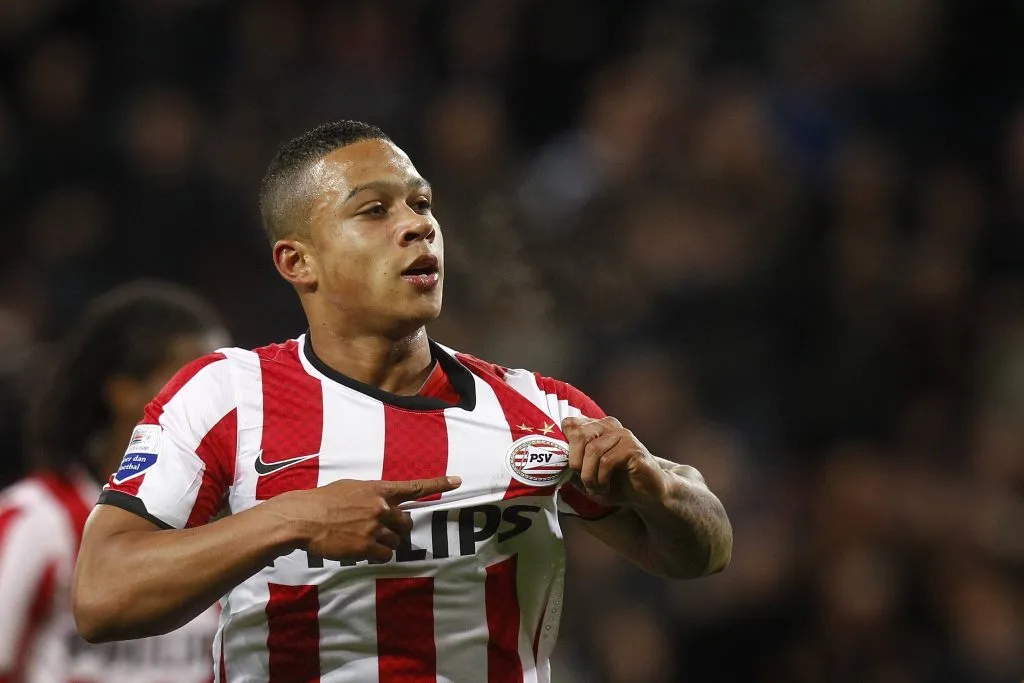 Depay em partida pelo PSV (Imagem: IMAGO /&nbsp;ANP)