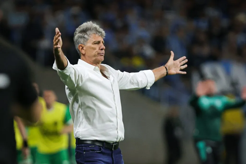 Renato Portaluppi, treinador do Grêmio, tem futuro incerto no clube. Foto: Maxi Franzoi/AGIF