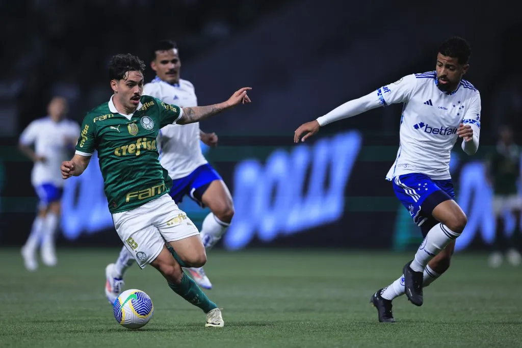 Partida entre Cruzeiro e Palmeiras na Arena Allianz Parque pelo campeonato Brasileiro A 2024. Foto: Ettore Chiereguini/AGIF