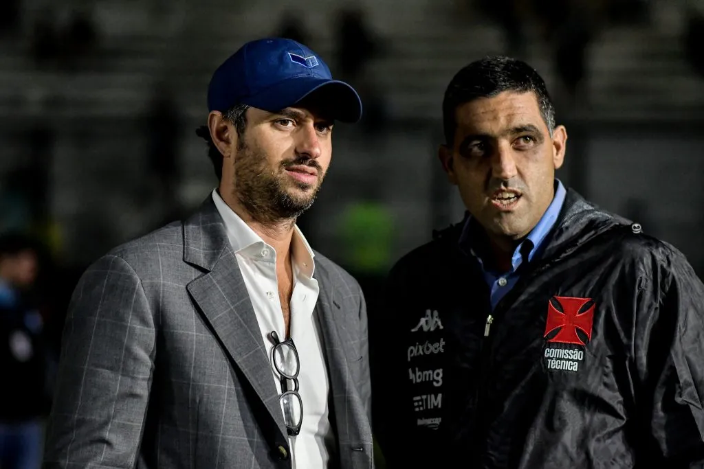 Josh Wander executivo da 777 Partners durante partida contra o Guarani em São Januário pelo campeonato Brasileiro B 2022. Foto: Thiago Ribeiro/AGIF