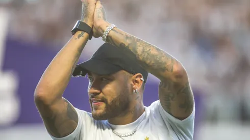 Neymar na Vila Belmiro
