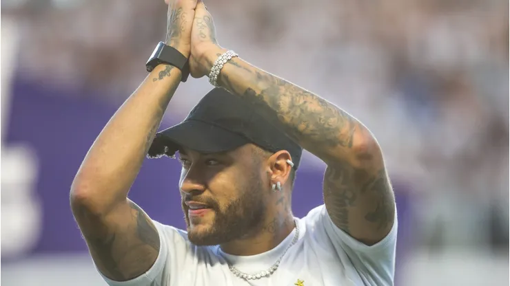 Neymar na Vila Belmiro