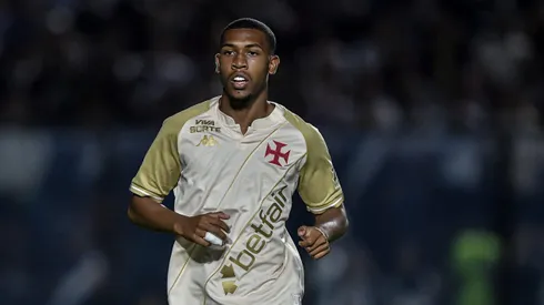 Rayan, jogador do Vasco, durante partida contra o Bahia, pelo Brasileirão Betano.