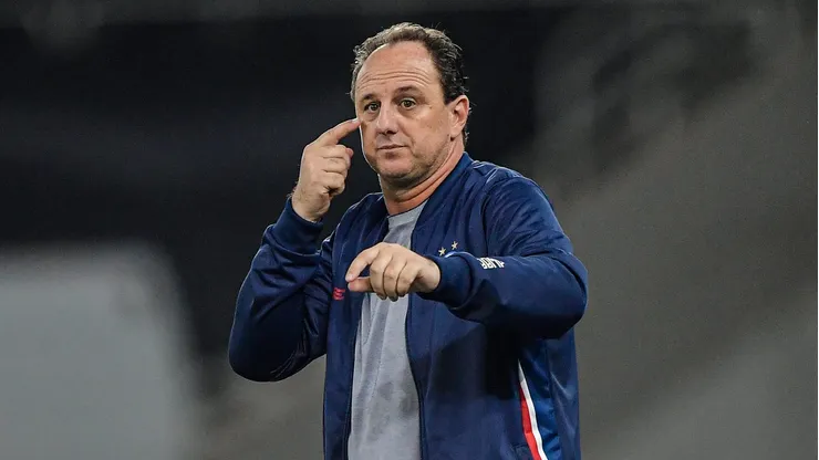 Rogério Ceni, técnico do Bahia, durante partida contra o Botafogo pela Copa Betano do Brasil.