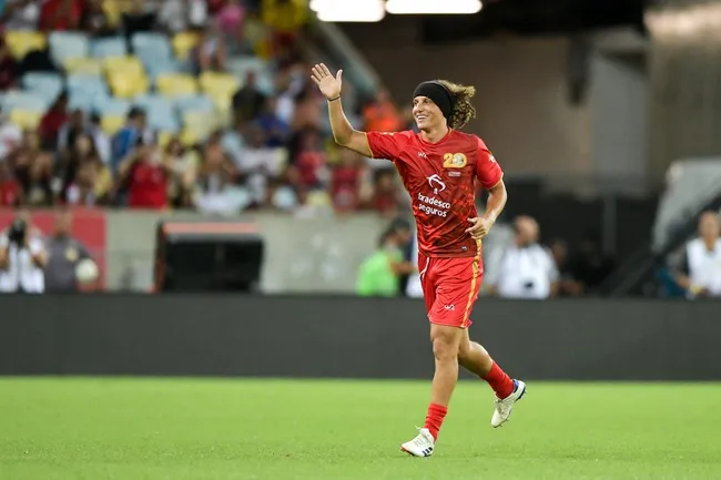 David Luiz em Jogo das Estrelas – Zico All Star Game (Foto: Thiago Ribeiro/AGIF)