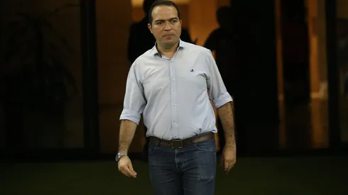 Marcelo Paz antes de partida contra o Sport no Campeonato Pernambucano de 2024.