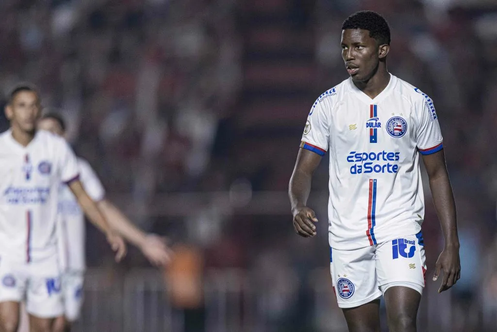 Ruan Pablo, jogador do Bahia, durante partida contra o Atlético-GO (Foto: Heber Gomes/AGIF)