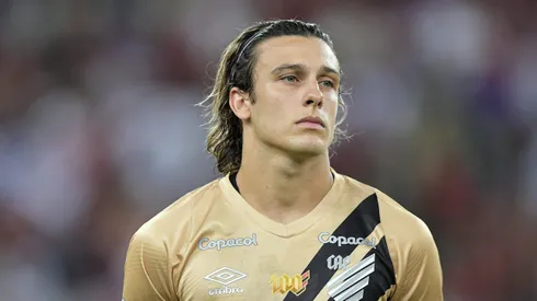 Canobbio jogador do Athletico-PR durante partida contra o Flamengo no estadio Maracana pelo campeonato Brasileiro A 2024.
