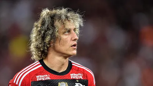 David Luiz jogador do Flamengo durante partida contra o Gremio no estadio Maracana pelo campeonato BRASILEIRO A 2023.