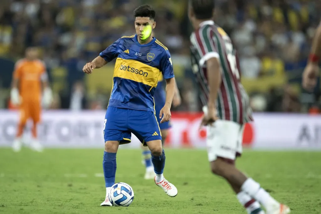 Pol Fernández, ex-Boca Juniors, é o novo reforço do Fortaleza. Foto: Jorge Rodrigues/AGIF