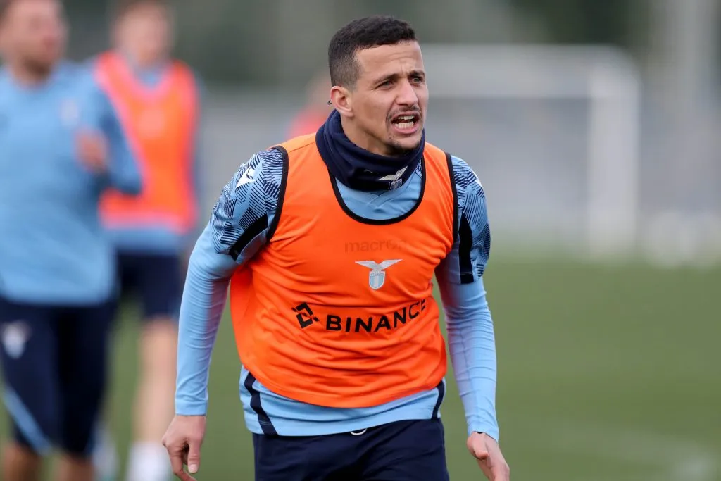 ROME, ITALY – MARCH 03: Luiz Felipe Ramos Marchi of SS lazio during the SS Lazio training session at the Formello sport centre on March 03, 2022 in Rome, Italy. (Photo by Paolo Bruno/Getty Images)