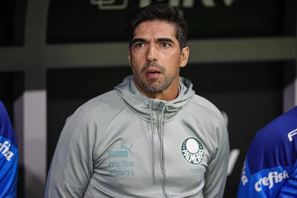Abel Ferreira tecnico do Palmeiras durante partida contra o Atletico-MG no estadio Arena MRV pelo campeonato Brasileiro A 2024. Foto: Gilson Lobo/AGIF