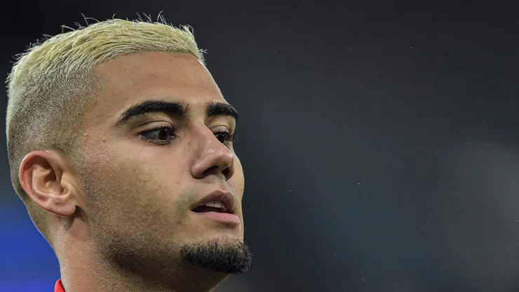Andreas jogador do Flamengo durante partida contra o Bahia no estadio Maracana pelo campeonato Brasileiro A 2021.