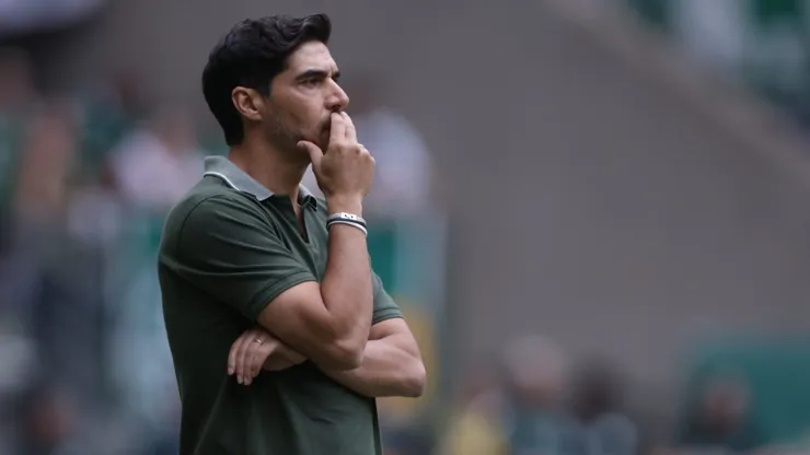 Abel Ferreira, técnico do Palmeiras, durante partida contra o Fluminense pelo Campeonato Brasileiro de 2024.
