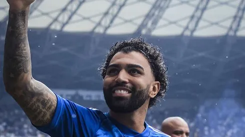 Gabigol em apresentação pelo Cruzeiro – Fotos: Gustavo Aleixo / Cruzeiro