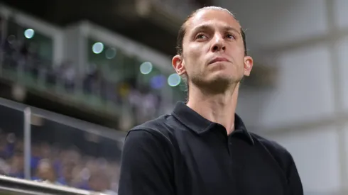 Filipe Luís, técnico do Flamengo, durante partida contra o Cruzeiro pelo Campeonato Brasileiro de 2024.