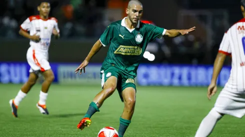 Figueiredo jogador do Palmeiras durante partida contra o Nautico-RR no estadio Arena Barueri pelo campeonato Copa Sao Paulo 2025.