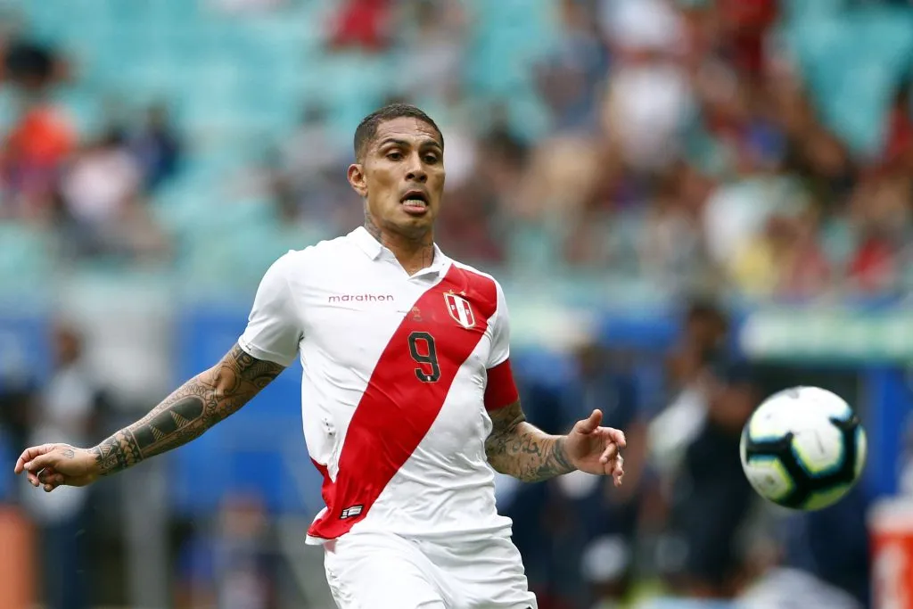 BA – Salvador – 29/06/2019 – Copa America 2019, Uruguai X Peru – Paolo Guerrero jogador do Peru durante partida contra o Uruguai no estadio Fonte Nova pelo campeonato Copa America 2019 Foto: Thiago Calil/AGIF