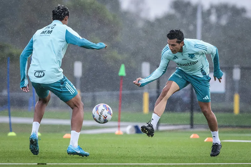 Treino na IMG Academy, nos Estados Unidos.&nbsp;Foto: Gustavo Aleixo/Cruzeiro