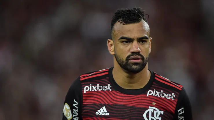 Fabricio Bruno jogador do Flamengo durante partida contra o Atletico-GO no estadio Maracana pelo campeonato Brasileiro A 2022.