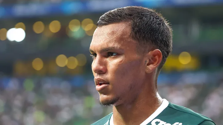 Gabriel Veron jogador do Palmeiras durante partida contra o Guarani no estadio Arena Allianz Parque pelo campeonato Paulista 2022.