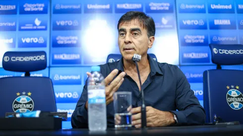 Gustavo Quinteros, novo treinador do Grêmio, para a temporada 2025. FOTO: LUCAS UEBEL/GREMIO FBPA