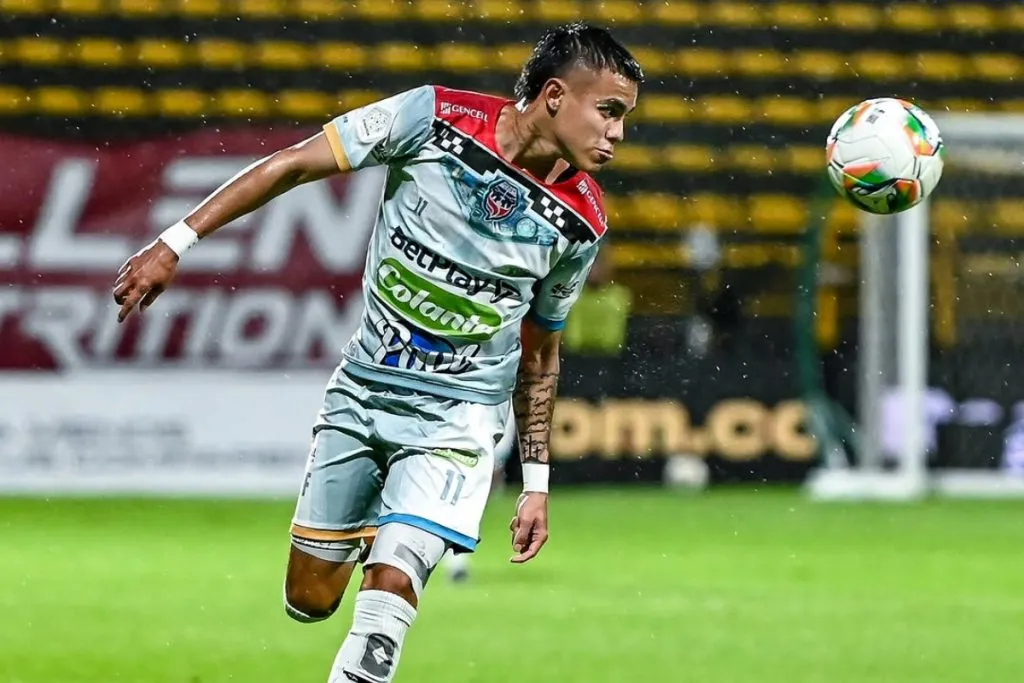 Nicolas Rodríguez jogando pelo Fortaleza CEIF – Foto: Reprodução/Fortaleza CEIF