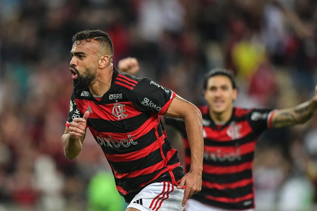 SP – RIO DE JANEIRO – 30/06/2024 – BRASILEIRO A 2024, FLAMENGO X CRUZEIRO – Fabricio Bruno jogador do Flamengo comemora seu gol durante partida contra o Cruzeiro no estadio Maracana pelo campeonato Brasileiro A 2024. Foto: Thiago Ribeiro/AGIF