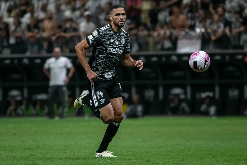 Alan Kardec durante partida contra o Internacional no Campeonato Brasileiro A 2024. Foto: Fernando Moreno/AGIF