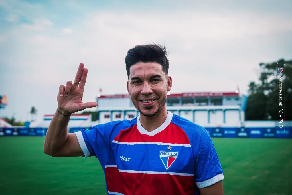 Pol Fernández, ex-capitão do Boca Juniors, é um dos reforços do Fortaleza para 2025. Foto: Leonardo Moreira/FEC