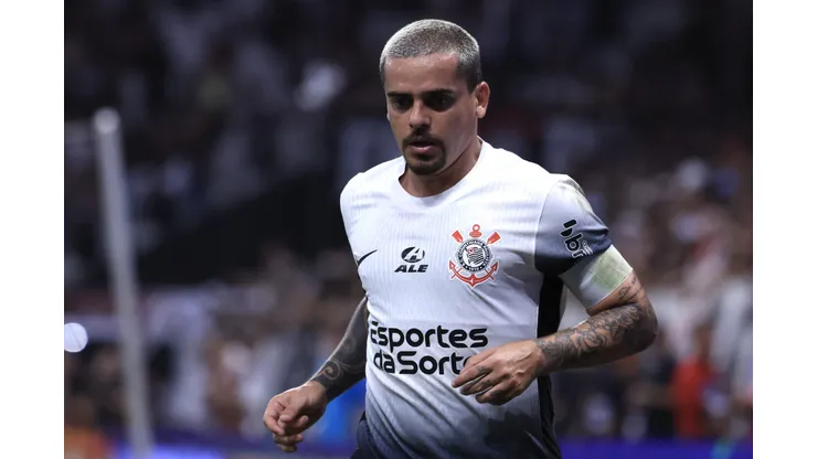 Fagner durante confronto entre Corinthians e Juventude no Brasileirão 2024.
