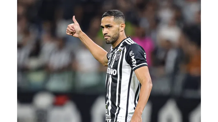 Alan Kardec durante confronto entre Atlético-MG x Corinthians no Brasileirão de 2023.