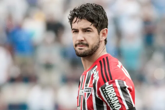 Alexandre Pato durante partida pelo São Paulo em 2019. Foto: Marcello Zambrana/AGIF