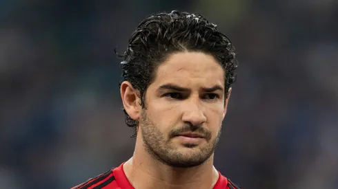 Alexandre Pato jogador do Sao Paulo durante entrada em campo para partida contra o Cruzeiro no estadio Mineirao pelo campeonato Brasileiro A 2019.