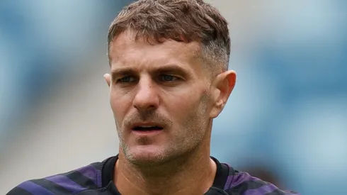 Vegetti durante confronto contra o Cuiabá no Brasileirão 2024.