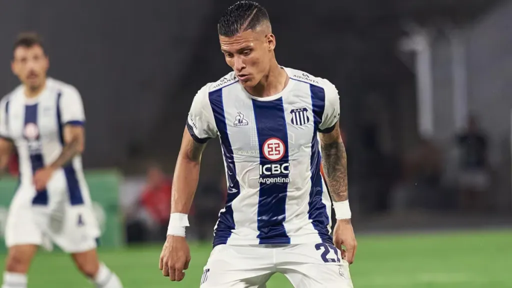 Juan Portilla, meia do Talleres, interessa ao Grêmio. Foto: Reprodução/CAT