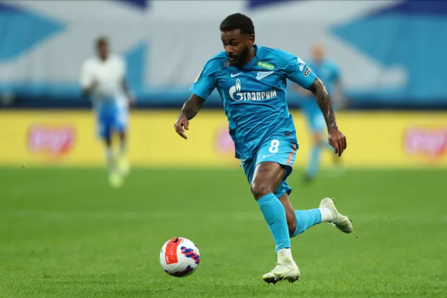 Wendel atuando no Zenit em 2024 – (Photo by Anatoliy Medved/Icon Sportswire via Getty Images)