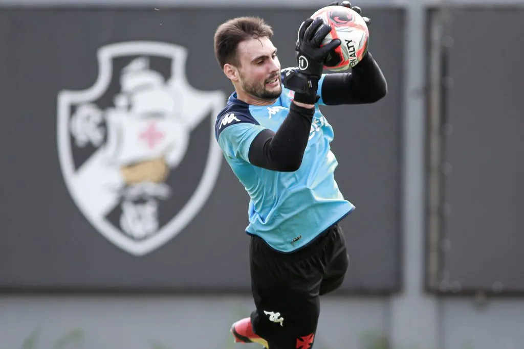 Daniel Fuzato treinando no Vasco – Foto: Reprodução/Vasco da Gama