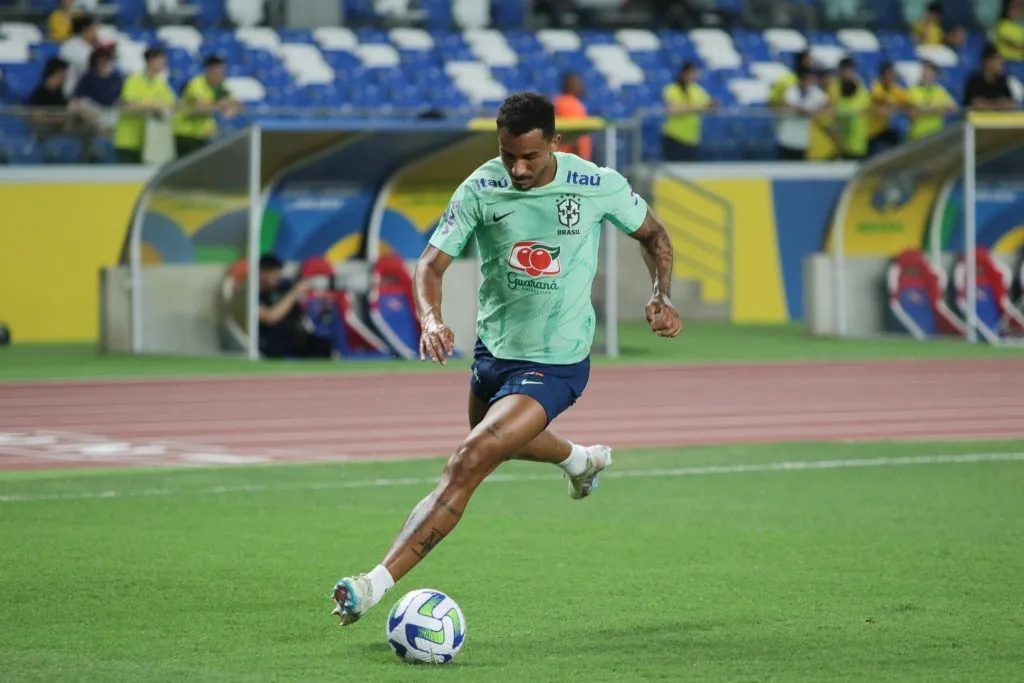 PA – BELEM – 05/09/2023 – SELECAO BRASILEIRA, TREINO – Danilo jogador do Selecao Brasileira durante treino no estadio Mangueirao. Foto: Fernando Torres/AGIF