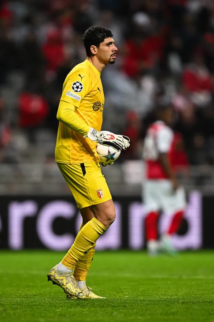 Matheus Braga em partida pelo Braga (Photo by Octavio Passos/Getty Images)