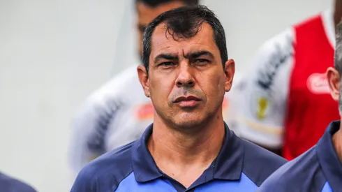 Fabio Carille tecnico do Santos durante partida contra o Novorizontino no estadio Vila Belmiro pelo campeonato Paulista 2024.