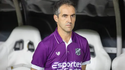 Léo Condé técnico do Ceará durante partida pelo campeonato Brasileiro B 2024. Foto: Baggio Rodrigues/AGIF