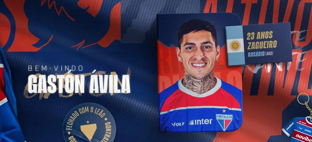 Gastón Ávila, nova contratação do Fortaleza. Foto: Reprodução/Fortaleza