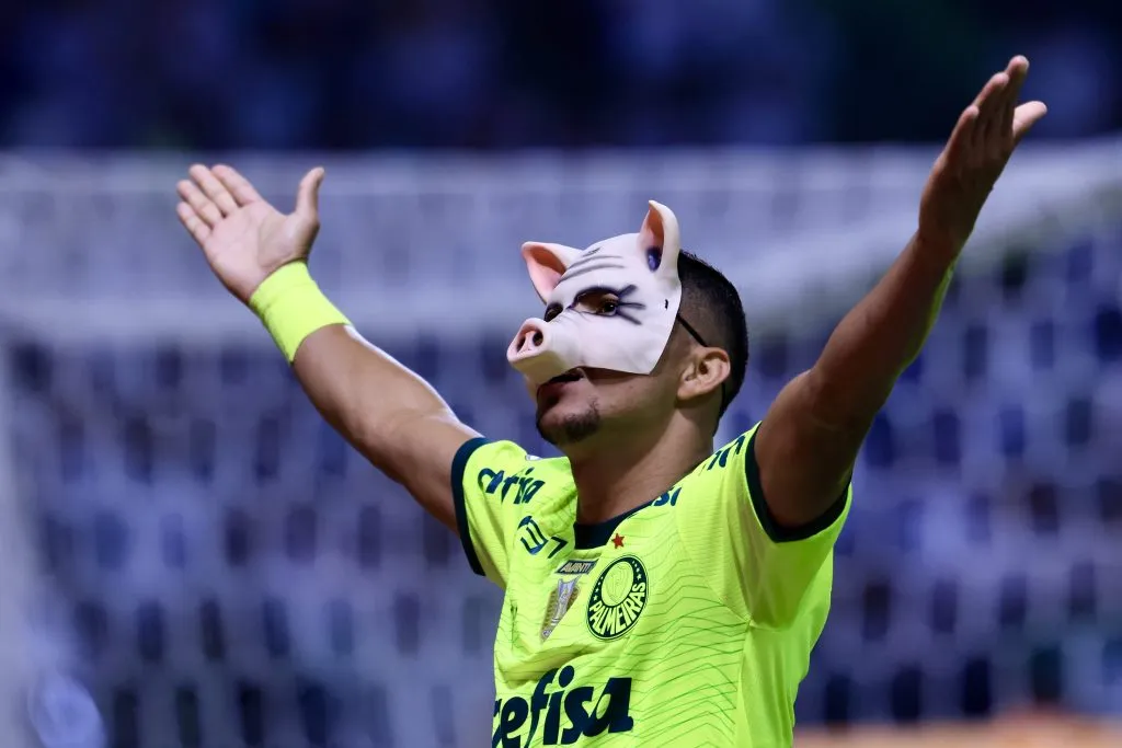 Rony, atacante do Palmeiras, tem Santos e Fluminense como interessados. Foto: Marcello Zambrana/AGIF