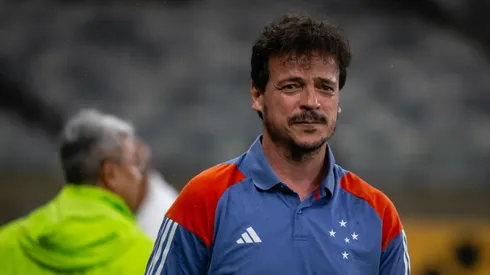Fernando Diniz técnico do Cruzeiro durante partida contra o Palmeiras no estádio Mineirão pelo campeonato Brasileiro A 2024. Foto: Fernando Moreno/AGIF