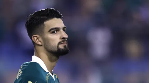 Flaco Lopez jogador do Palmeiras durante partida contra o Ituano no estadio Arena Barueri pelo campeonato Paulista 2024.