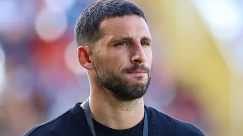 Calleri durante confronto contra o Bragantino no Brasileirão 2024.