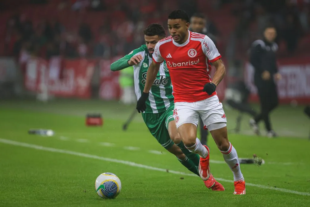 Wanderson jogador do Internacional durante partida contra o Juventude no Beira-Rio pelo campeonato Copa Do Brasil 2024. Foto: Maxi Franzoi/AGIF