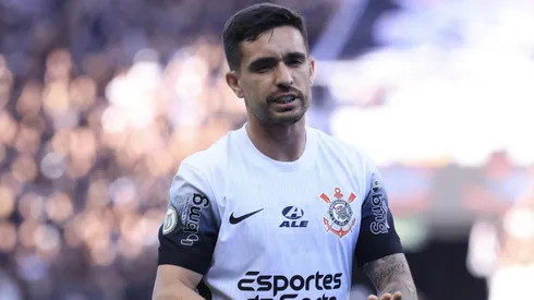 Igor Coronado jogador do Corinthians durante partida contra o Juventude no estadio Arena Corinthians pelo campeonato Brasileiro A 2024.