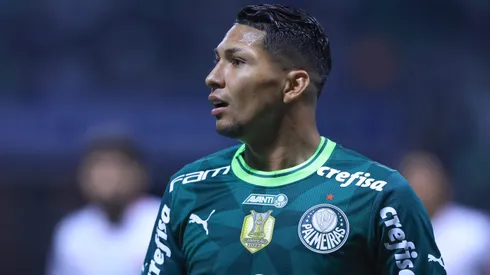Rony jogador do Palmeiras durante partida contra o Bragantino no estadio Arena Allianz Parque pelo campeonato Paulista 2023.